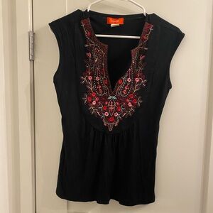 Floral Embroidered Blouse